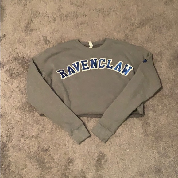 Bella + Canvas Tops - Ravenclaw Cropped Sweatshirt